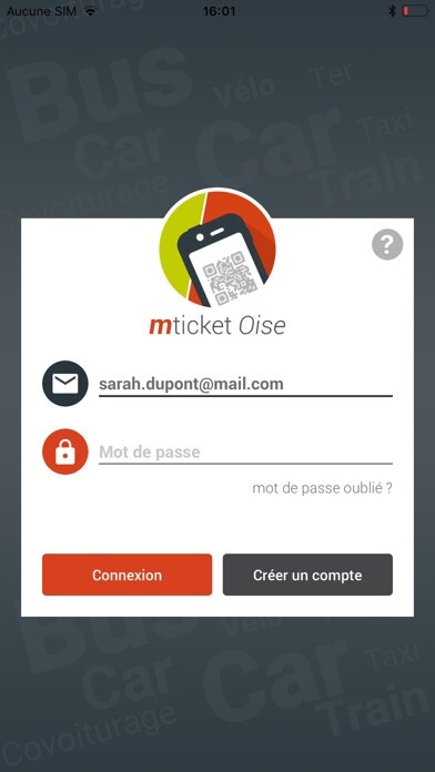 Emulate iPhone app mTicket Oise using MyAndroid