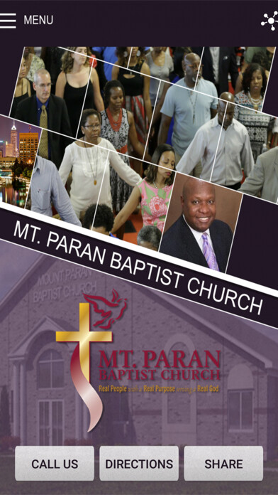 Emulate iPhone app Mt Paran Church using MyAndroid
