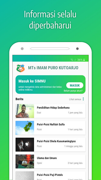 Run android online APK MTs IMAM PURO KUTOARJO from MyAndroid or emulate MTs IMAM PURO KUTOARJO using MyAndroid