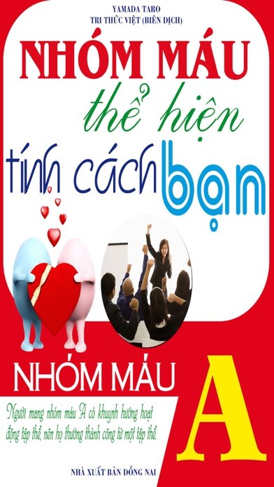 Emulate iPhone app MÁU A THỂ HIỆN TÍNH CÁCH BẠN using MyAndroid