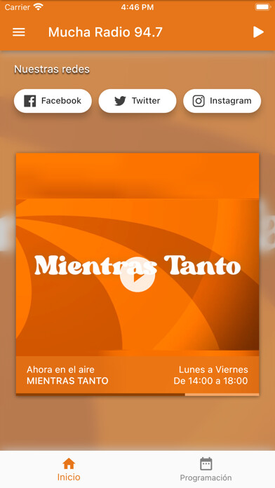 Emulate iPhone app Mucha Radio - FM 947 using MyAndroid Emulate iPhone app Mucha Radio - FM 947 using MyAndroid