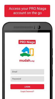Emulate Android APK Mudah.my PRO Niaga
