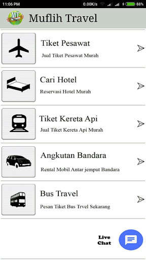 Run android online APK MUFLIH TRAVEL from MyAndroid or emulate MUFLIH TRAVEL using MyAndroid