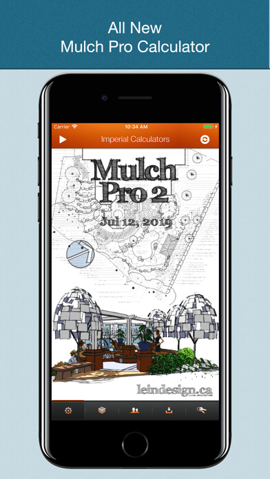 Emulate iPhone app Mulch Pro Estimator using MyAndroid Emulate iPhone app Mulch Pro Estimator using MyAndroid