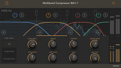 Emulate iPhone app Multiband Compressor using MyAndroid Emulate iPhone app Multiband Compressor using MyAndroid