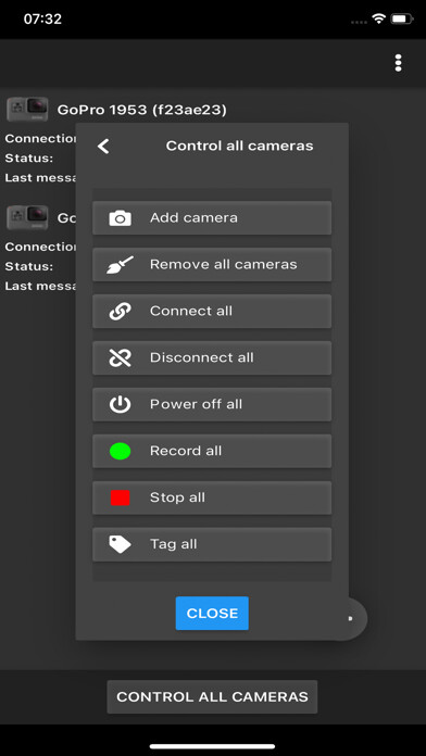 Emulate iPhone app Multi Camera Control for GoPro using MyAndroid Emulate iPhone app Multi Camera Control for GoPro using MyAndroid