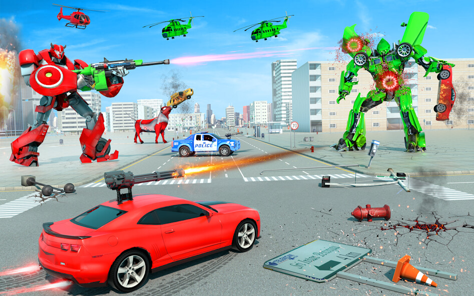 Run android online APK Multi Car Transform Robot Game from MyAndroid or emulate Multi Car Transform Robot Game using MyAndroid