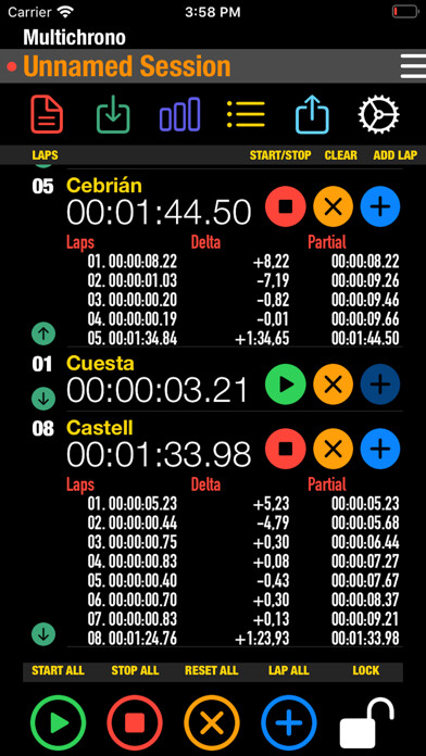 Emulate iPhone app MultiChrono using MyAndroid Emulate iPhone app MultiChrono using MyAndroid
