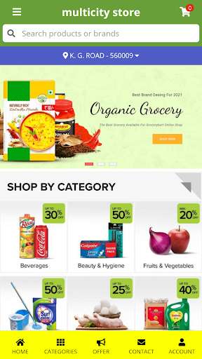Run android online APK Multi City Store from MyAndroid or emulate Multi City Store using MyAndroid