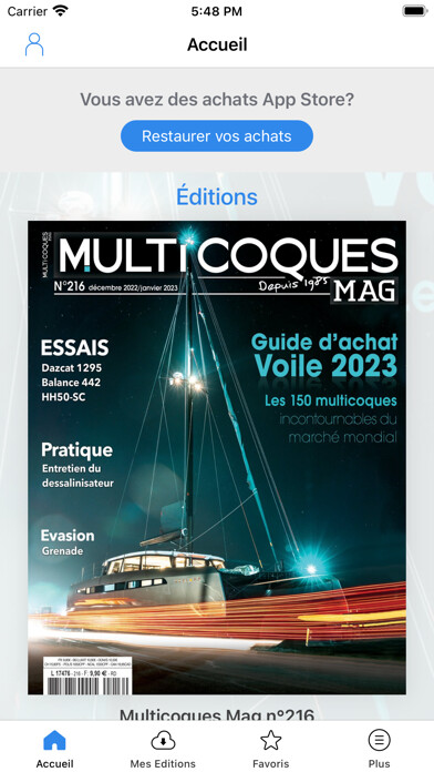 Emulate iPhone app Multicoques Mag using MyAndroid Emulate iPhone app Multicoques Mag using MyAndroid