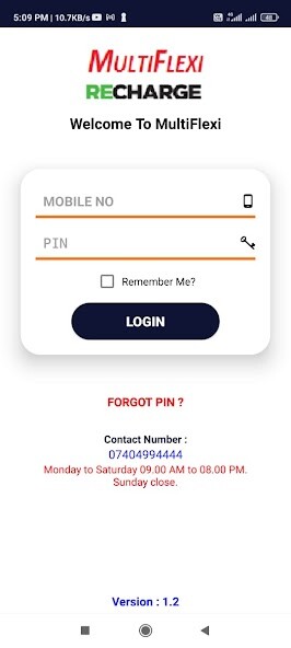 Run android online APK Multiflexi Recharge from MyAndroid or emulate Multiflexi Recharge using MyAndroid
