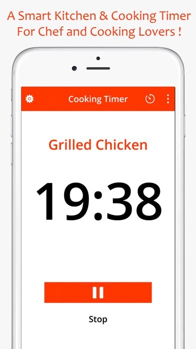 Emulate iPhone app Multi Kitchen & Cooking Timer using MyAndroid Emulate iPhone app Multi Kitchen & Cooking Timer using MyAndroid