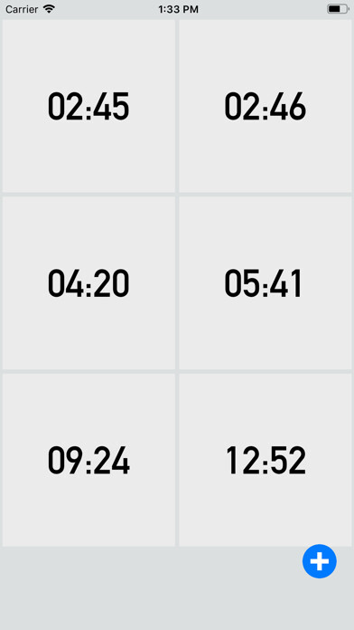 Emulate iPhone app Multi Kitchen Timer using MyAndroid Emulate iPhone app Multi Kitchen Timer using MyAndroid