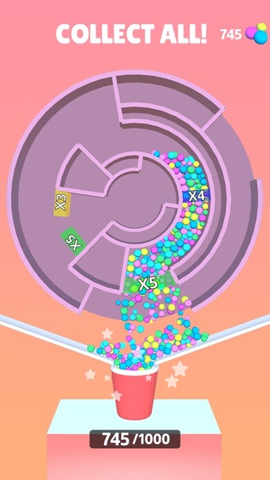 Emulate iPhone app Multi Maze 3D using MyAndroid