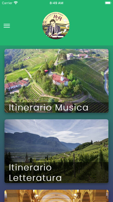 Emulate iPhone app Multimedia Outdoor Museum using MyAndroid