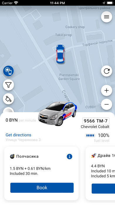 Emulate iPhone app Multimotors - Каршеринг Минск using MyAndroid Emulate iPhone app Multimotors - Каршеринг Минск using MyAndroid