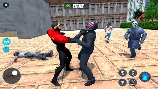Run android online APK Multi Panther Rope Hero: Miami Crime City Battle from MyAndroid or emulate Multi Panther Rope Hero: Miami Crime City Battle using MyAndroid