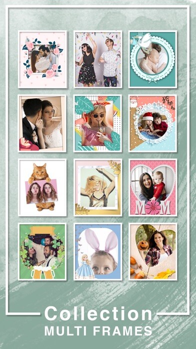 Emulate iPhone app Multi Photo Frames Editor using MyAndroid