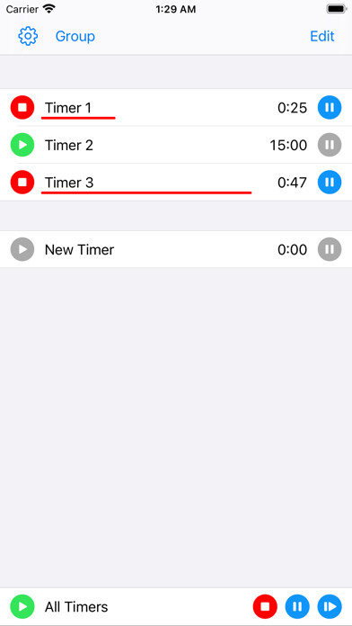 Emulate iPhone app Multiple Countdown Timer using MyAndroid Emulate iPhone app Multiple Countdown Timer using MyAndroid