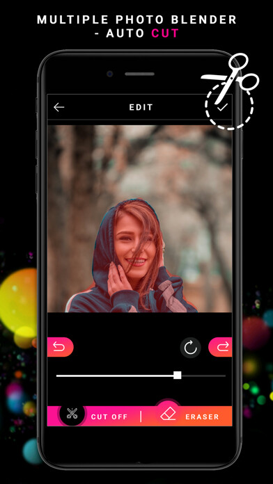 Emulate iPhone app Multiple Image Blend- Auto Cut using MyAndroid