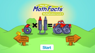 Emulate iPhone app Multiplication 2 Game using MyAndroid