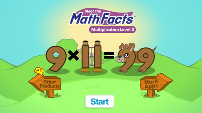 Emulate iPhone app Multiplication 3 Game using MyAndroid
