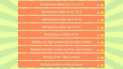 Emulate iPhone app Multiplication - 3rd Grade using MyAndroid