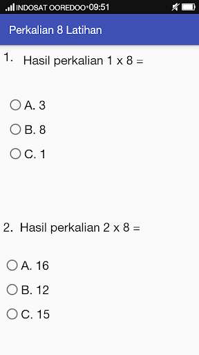 Run android online APK Multiplication 8 Exercises from MyAndroid or emulate Multiplication 8 Exercises using MyAndroid