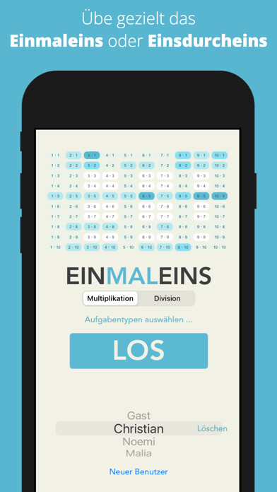 Emulate iPhone app Multiplication Division using MyAndroid