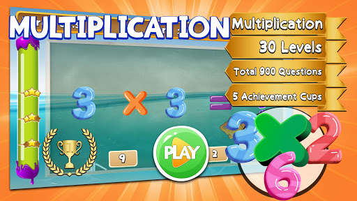 Run android online APK Multiplication - Fun Multiplication (Math) Game! from MyAndroid or emulate Multiplication - Fun Multiplication (Math) Game! using MyAndroid