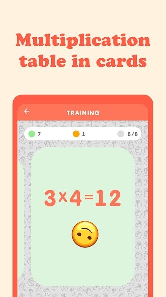 Run android online APK Multiplication table - cards from MyAndroid or emulate Multiplication table - cards using MyAndroid