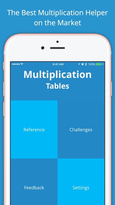 Emulate iPhone app Multiplication Tables - Learn Times Tables! using MyAndroid