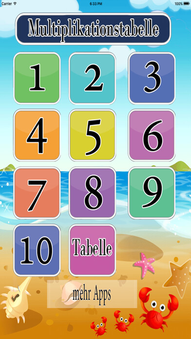 Emulate iPhone app Multiplikationstabelle using MyAndroid Emulate iPhone app Multiplikationstabelle using MyAndroid
