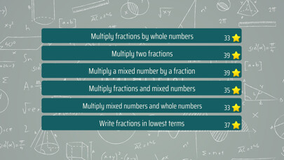 Emulate iPhone app Multiplying Fractions Trainer using MyAndroid