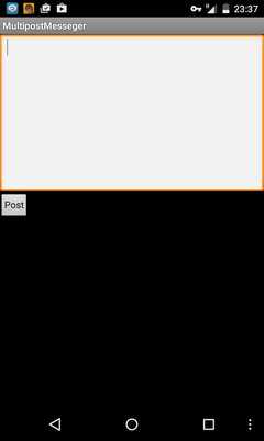 Emulate Android APK Multipost Messenger