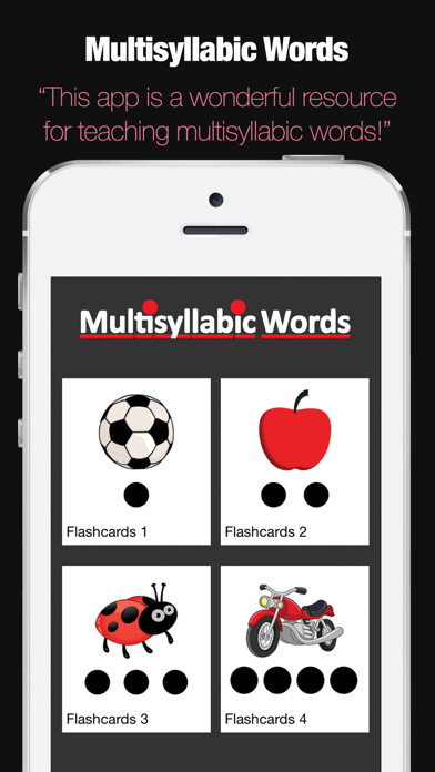 Emulate iPhone app Multisyllabic Words using MyAndroid Emulate iPhone app Multisyllabic Words using MyAndroid