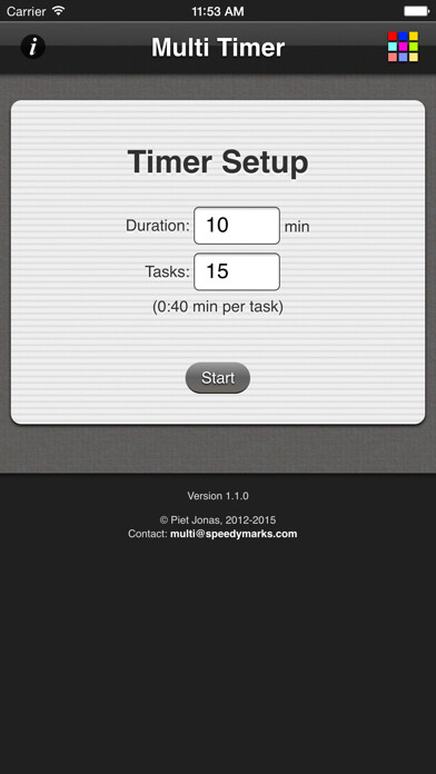 Emulate iPhone app Multi Task Timer Free using MyAndroid Emulate iPhone app Multi Task Timer Free using MyAndroid