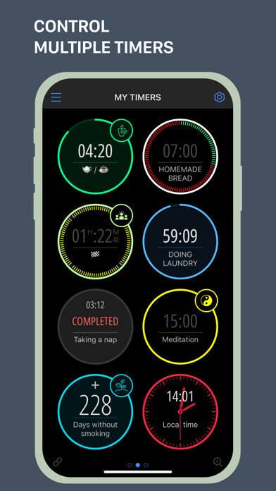 Emulate iPhone app MultiTimer: Multiple timers using MyAndroid Emulate iPhone app MultiTimer: Multiple timers using MyAndroid