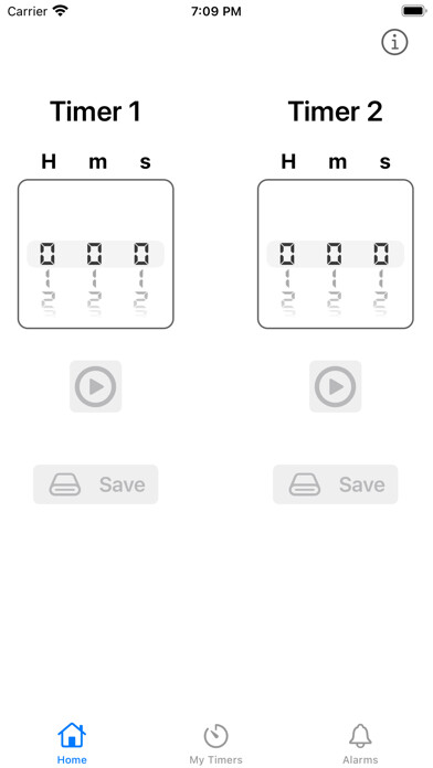 Emulate iPhone app MultiTimer Plus using MyAndroid