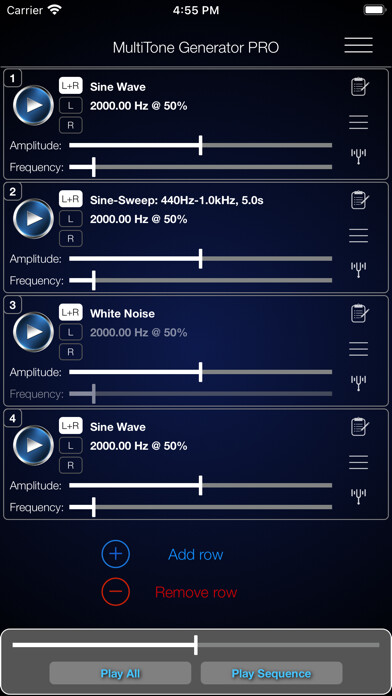Emulate iPhone app MultiTone Generator using MyAndroid Emulate iPhone app MultiTone Generator using MyAndroid