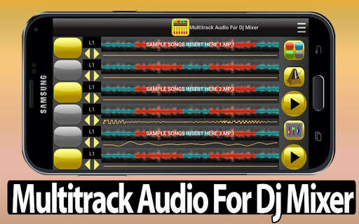 Emulate Android APK Multitrack Audio For Dj Mixer