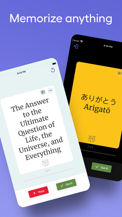 Emulate iPhone app Muna Flashcards using MyAndroid