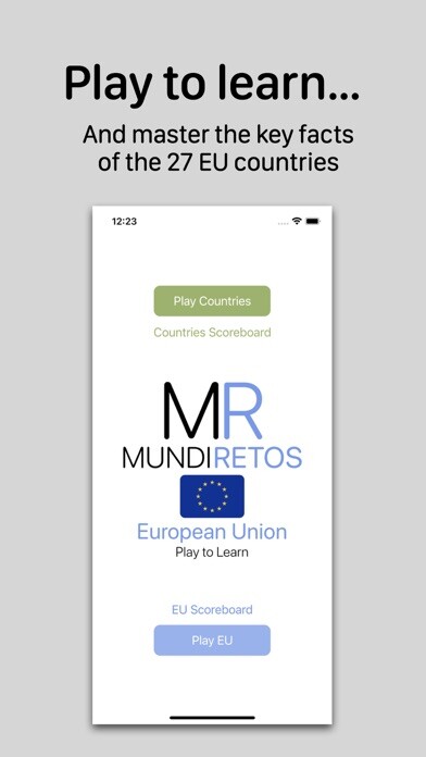 Emulate iPhone app MundiRetos - European Union using MyAndroid Emulate iPhone app MundiRetos - European Union using MyAndroid