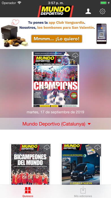 Emulate iPhone app MundoDeportivo edición impresa using MyAndroid Emulate iPhone app MundoDeportivo edición impresa using MyAndroid