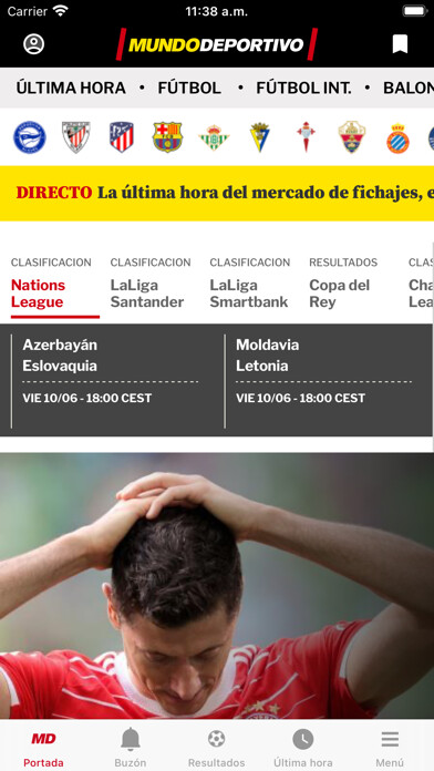 Emulate iPhone app Mundo Deportivo using MyAndroid