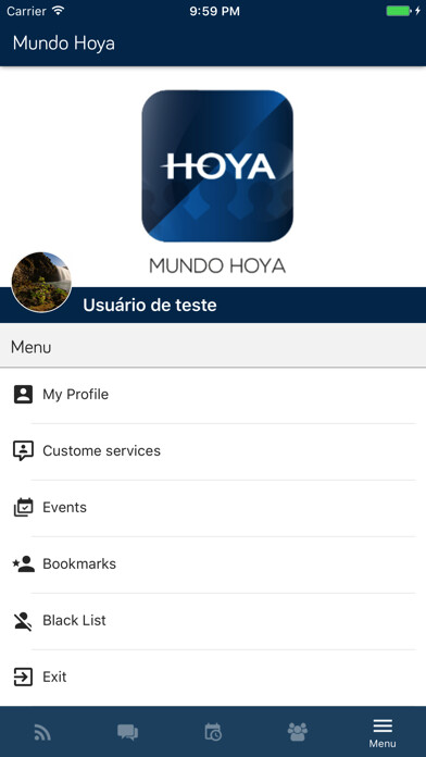 Emulate iPhone app Mundo Hoya using MyAndroid