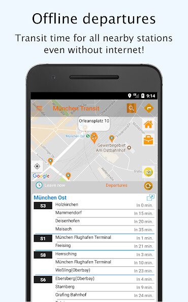 Run android online APK Munich MVV MVG DB S/U-Bahn Bus from MyAndroid or emulate Munich MVV MVG DB S/U-Bahn Bus using MyAndroid