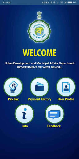 Run android online APK Municipality Tax Payment - West Bengal - UDMA from MyAndroid or emulate Municipality Tax Payment - West Bengal - UDMA using MyAndroid