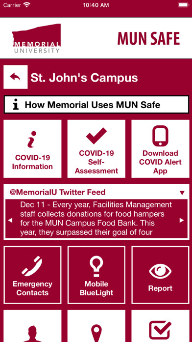 Emulate iPhone app MUN Safe using MyAndroid
