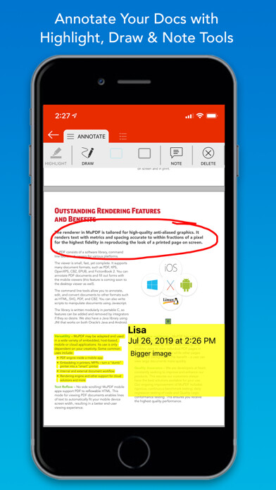 Emulate iPhone app MuPDF Viewer - Annotate & View using MyAndroid Emulate iPhone app MuPDF Viewer - Annotate & View using MyAndroid
